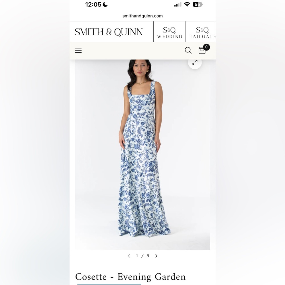 Smith & Quinn Cosette - Evening Garden Dress Size Medium